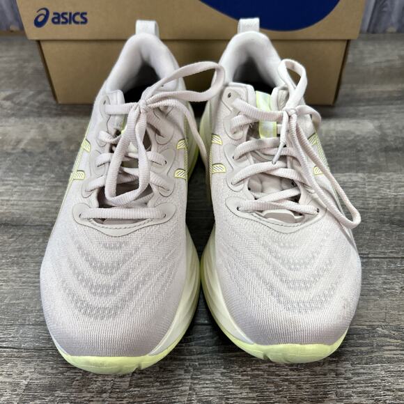 ASICS Gel-Cumulus 27 Women's Running Shoes Size 8 USED- Mineral Beige/yellow - Picture 3 of 9